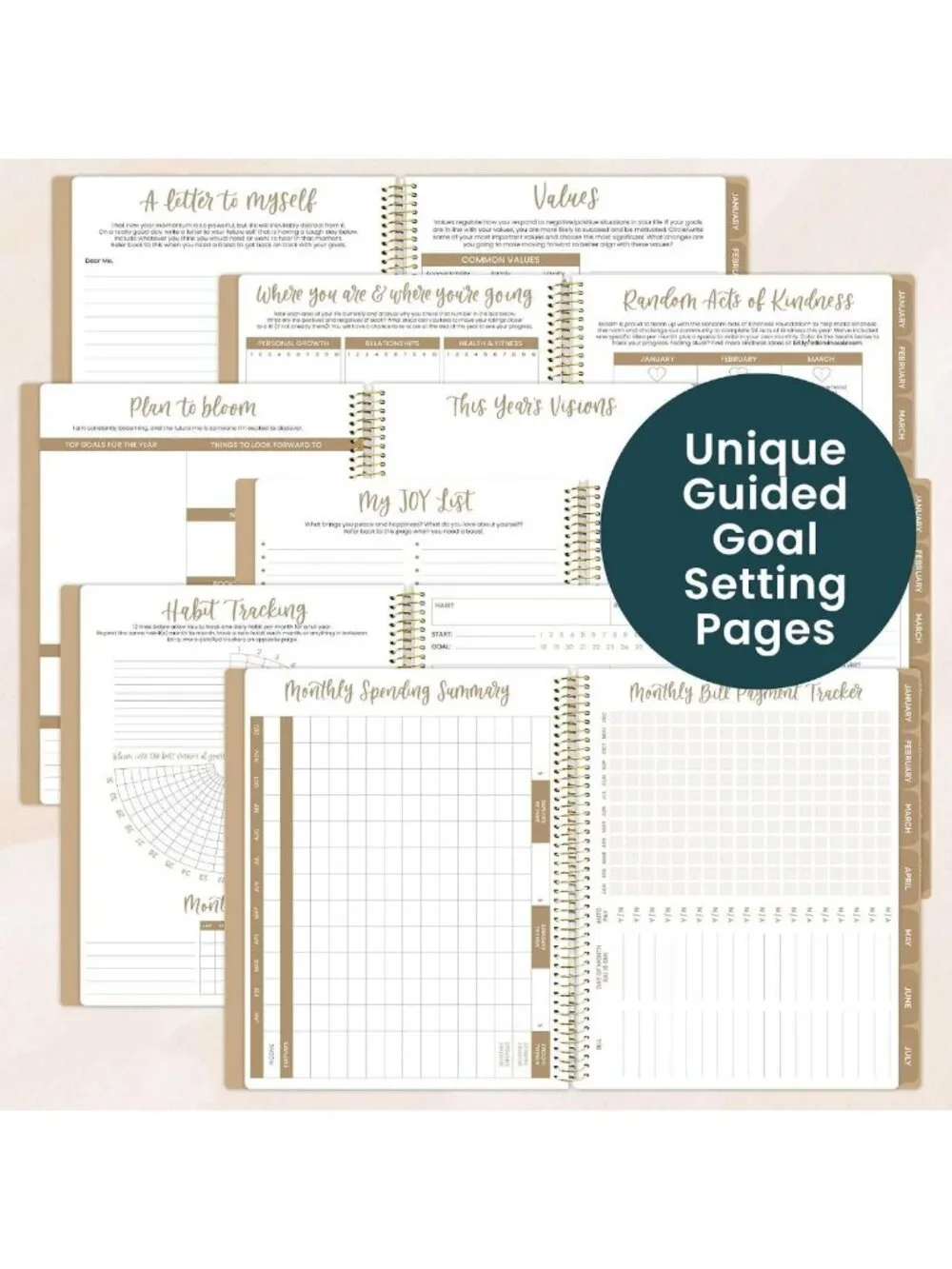 Ultimate Monthly & Weekly Undated Planner & Notebook - 9